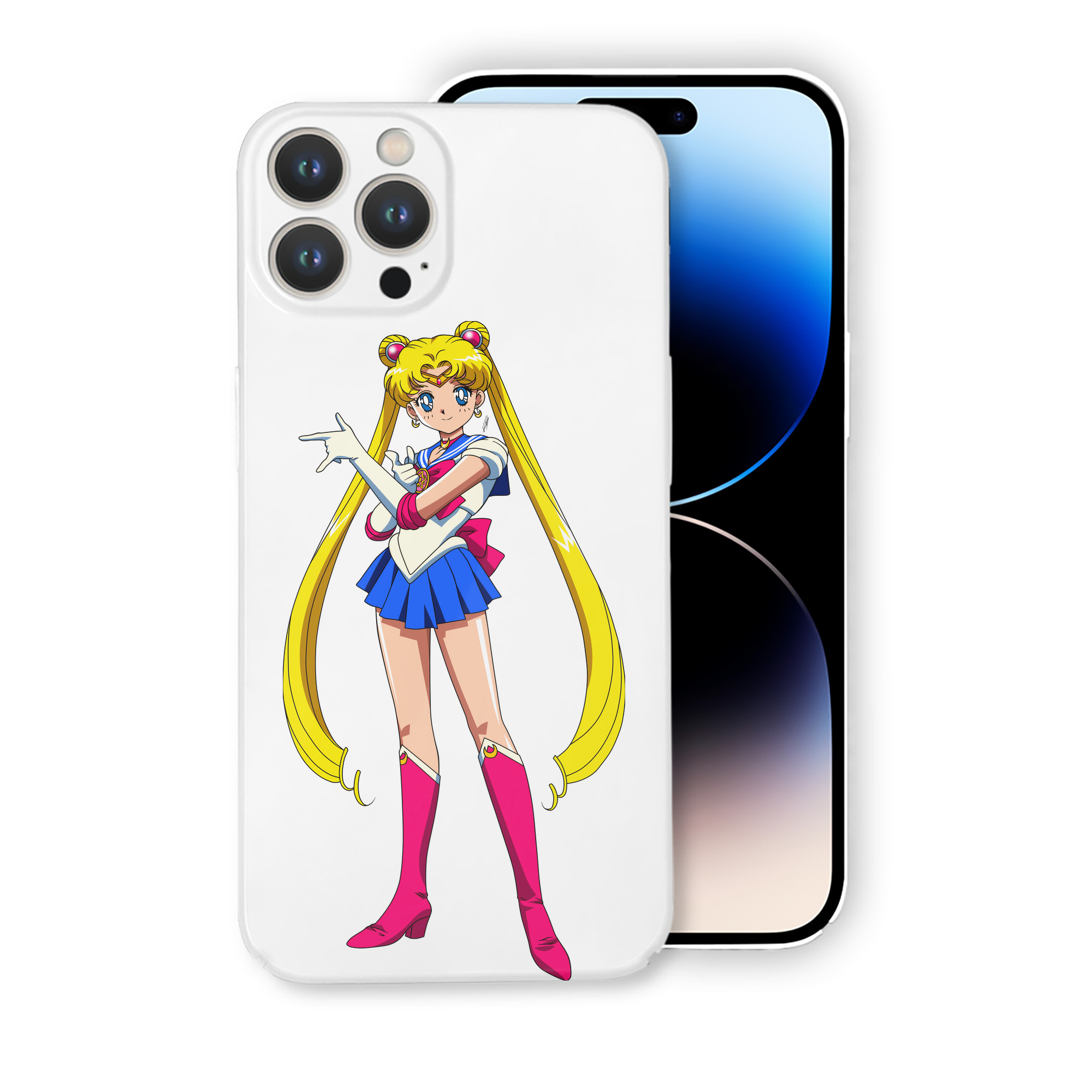 （画像用） 美少女戦士セーラームーン 月野 うさぎ つきの うさぎ Sailor Moon Tsukino Usagi 【iPhone 14シリーズ対応】ハードケース